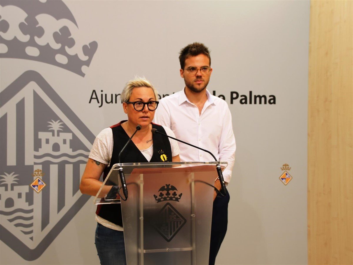 La concejala de Justicia Social, Feminismo y LGTBI del Ayuntamiento de Palma, Sonia Vivas (UP)