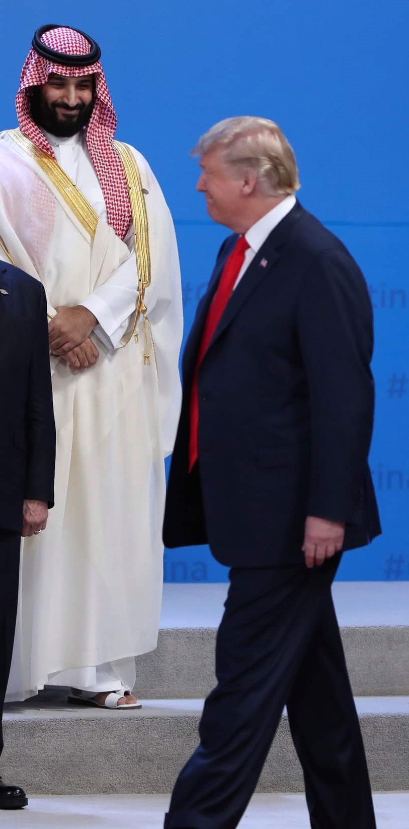 Trump y bin Salman Trump y bin Salman