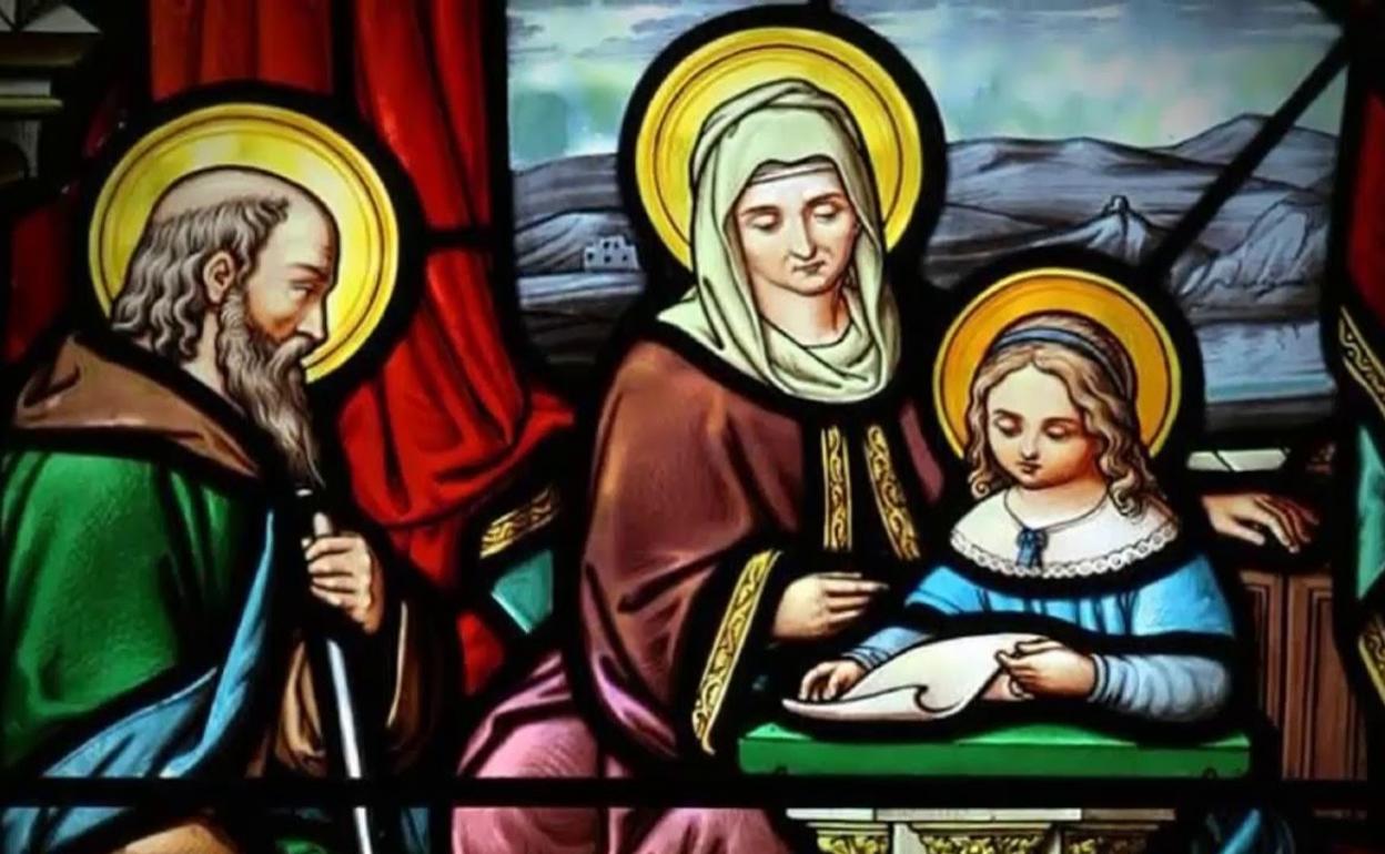 Los abuelos de Jesús. San Joaquín y Santa Ana