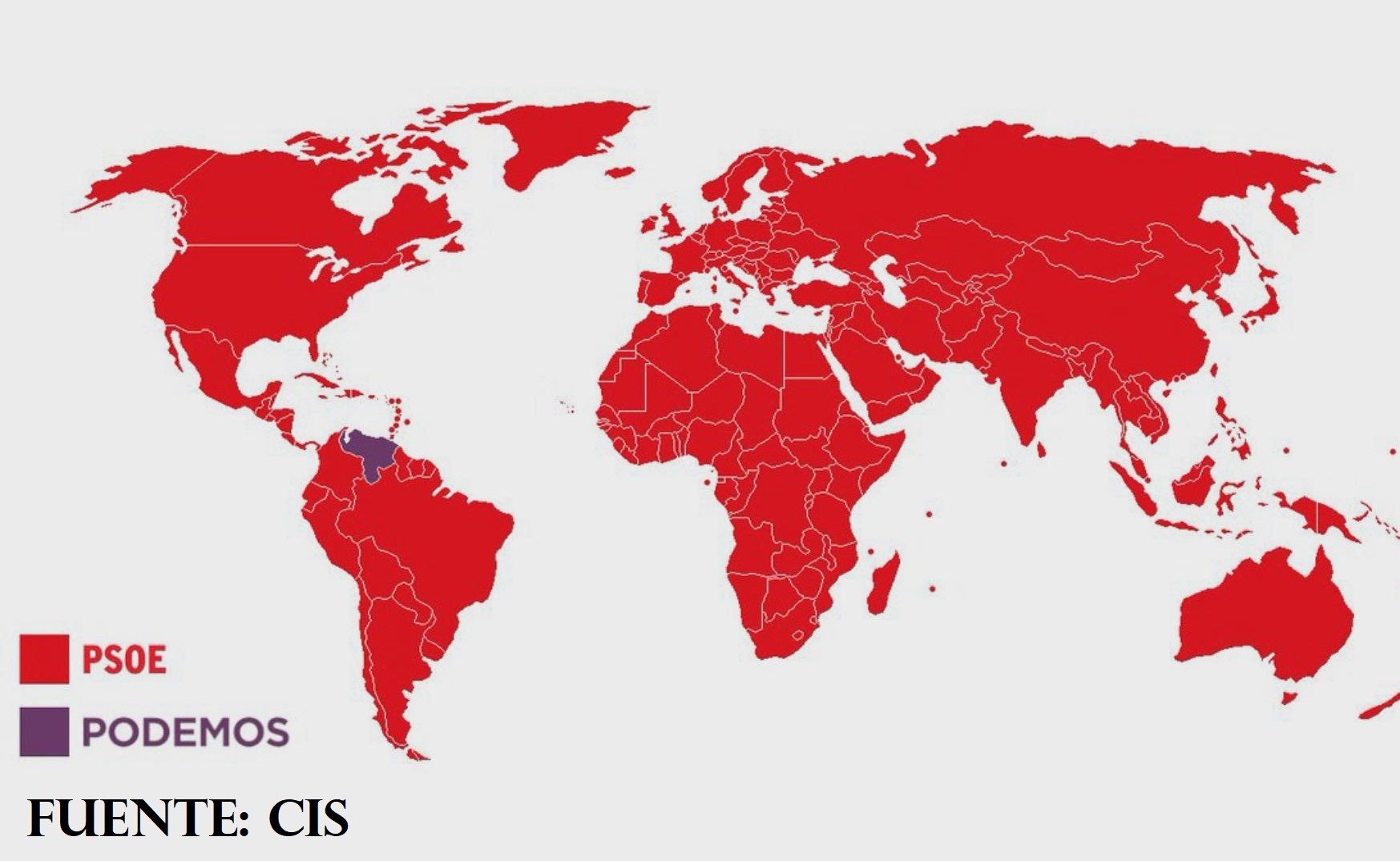 Tezanos se viene arribísima cada vez que hace el barómetro del CIS Tezanos se viene arribísima cada vez que hace el barómetro del CIS