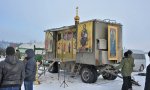 Iglesia 'móvil' de los soldados rusos