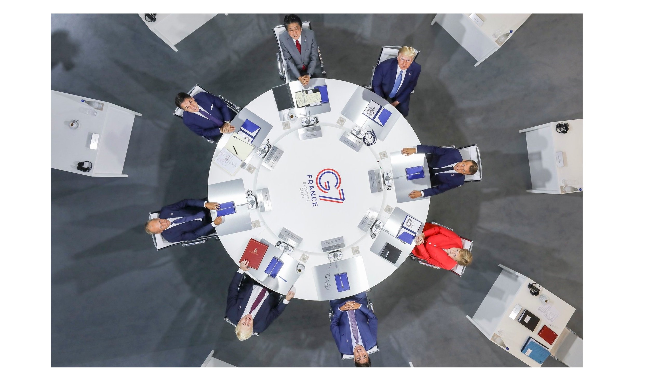 El G 7 de la 'vedette' Macron