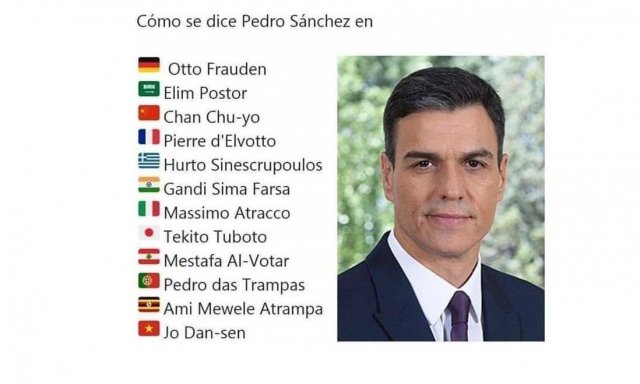 Meme Pedro Sánchez RETOCADO