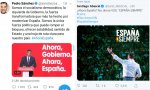 Tweets Sánchez, Abascal