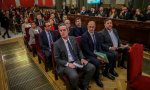 Los líderes independentistas acusados por el ’procés’, en la sala del juicio del Tribunal Supremo