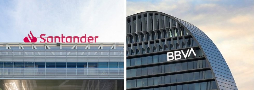 Santander y BBVA no remontan y siguen cotizando con el mismo descuento sobre el valor en libros desde diciembre de 2020