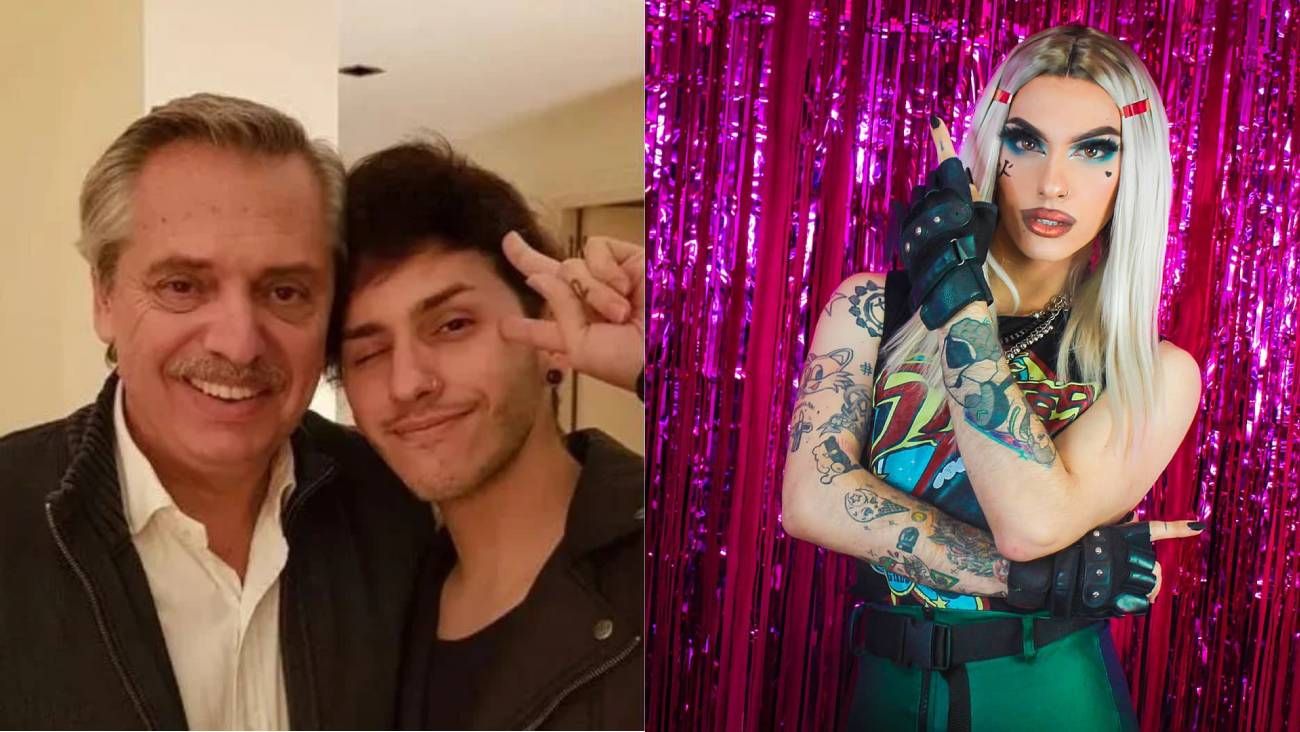 El presidente argentino con su hijo, Estanislao El presidente argentino con su hijo, Estanislao