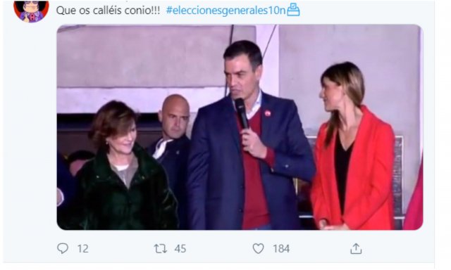 Noche electoral. Pedro Sánchez: ¡Que os calléis, conio! - Hispanidad
