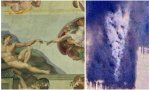 La creación de Miguel Ángel y la silueta del demonio en el 11 S