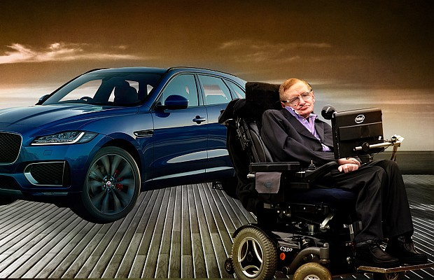 Stephen Hawking, nueva imagen de los coches Jaguar Stephen Hawking, nueva imagen de los coches Jaguar