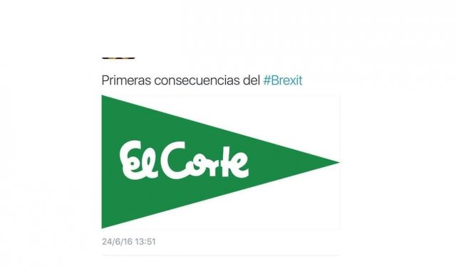 Meme corte inglés brexit ok