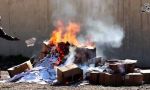 Persecución a los cristianos. Los yihadistas, dispuestos a acabar con el catolicismo en la escuela, queman libros religiosos en Mosul (Irak)