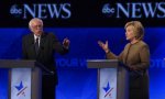 EEUU, debate demócrata: Hillary Clinton y Sanders en un debate. 