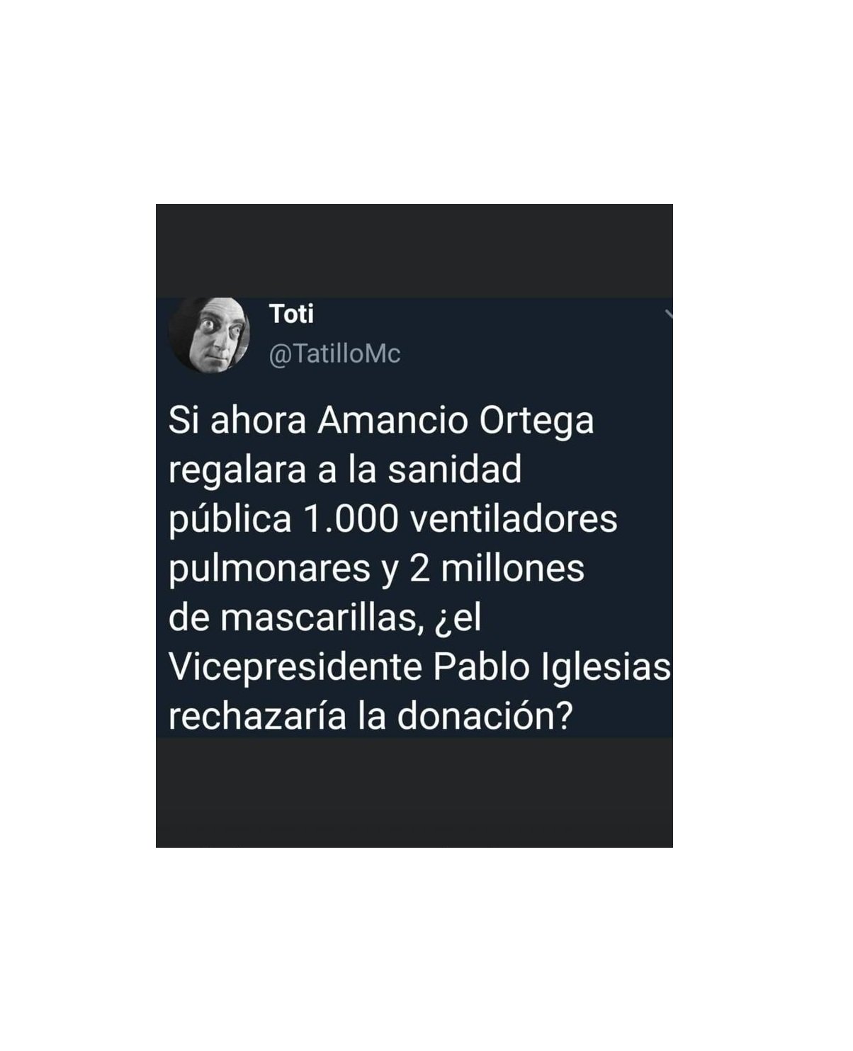 Una pregunta: Pablo Iglesias y Amancio Ortega, ¿dos hombres y un destino?