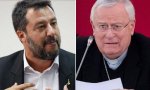 Matteo Salvini y Gualtiero Bassetti