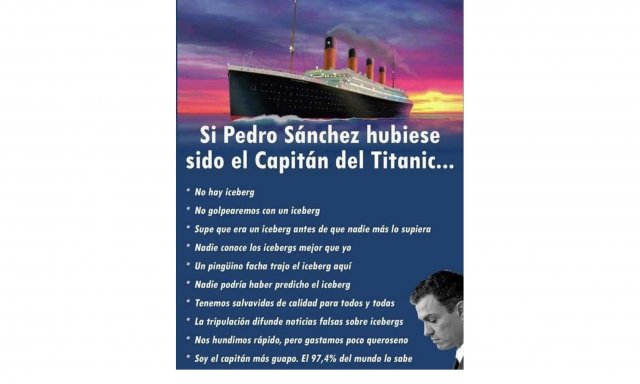 Pedro Sánchez Titanic