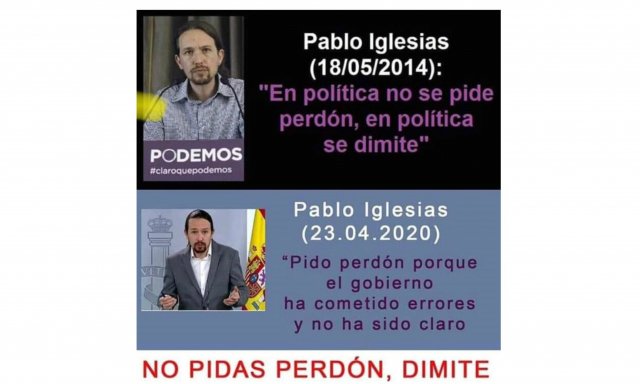 Pablo Iglesias, antes y después