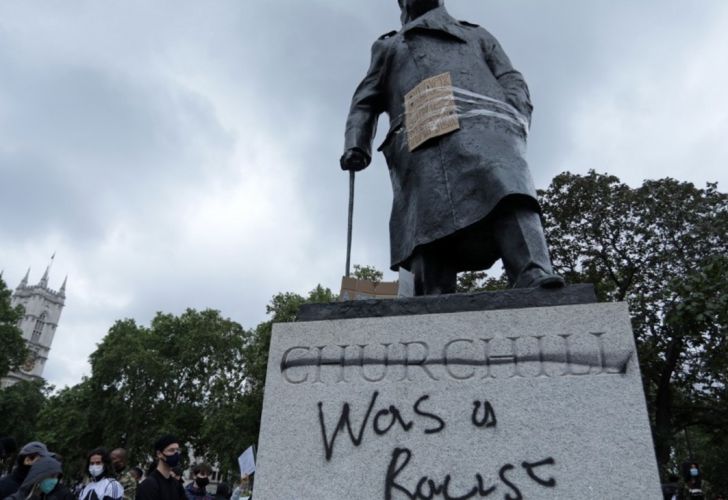 Estatua de Churchill en Reino Unido Estatua de Churchill en Reino Unido