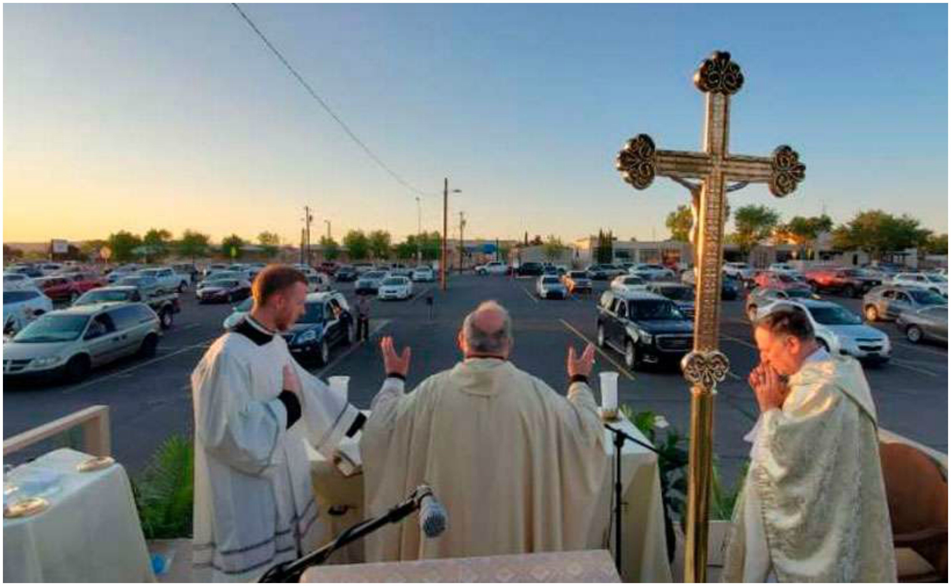 Una misa clandestina en tiempos de coronavirus Una misa clandestina en tiempos de coronavirus