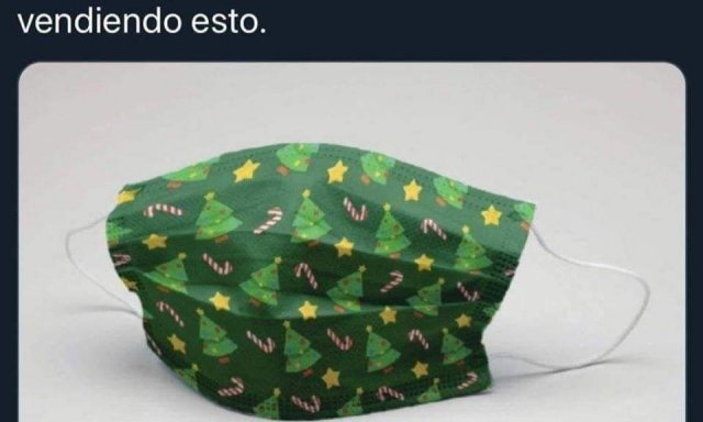 Mascarilla Navidad