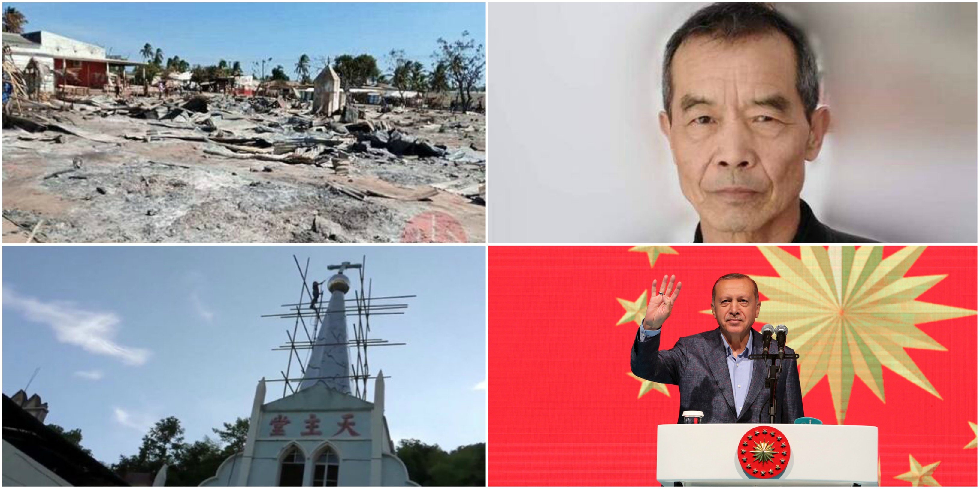 Ataques yihadistas a cristianos en Mozambique, la iglesia patriótica China, el obispo católico Agustín Cui TaiCui Tai y Erdogan Ataques yihadistas a cristianos en Mozambique, la iglesia patriótica China, el obispo católico Agustín Cui TaiCui Tai y Erdogan