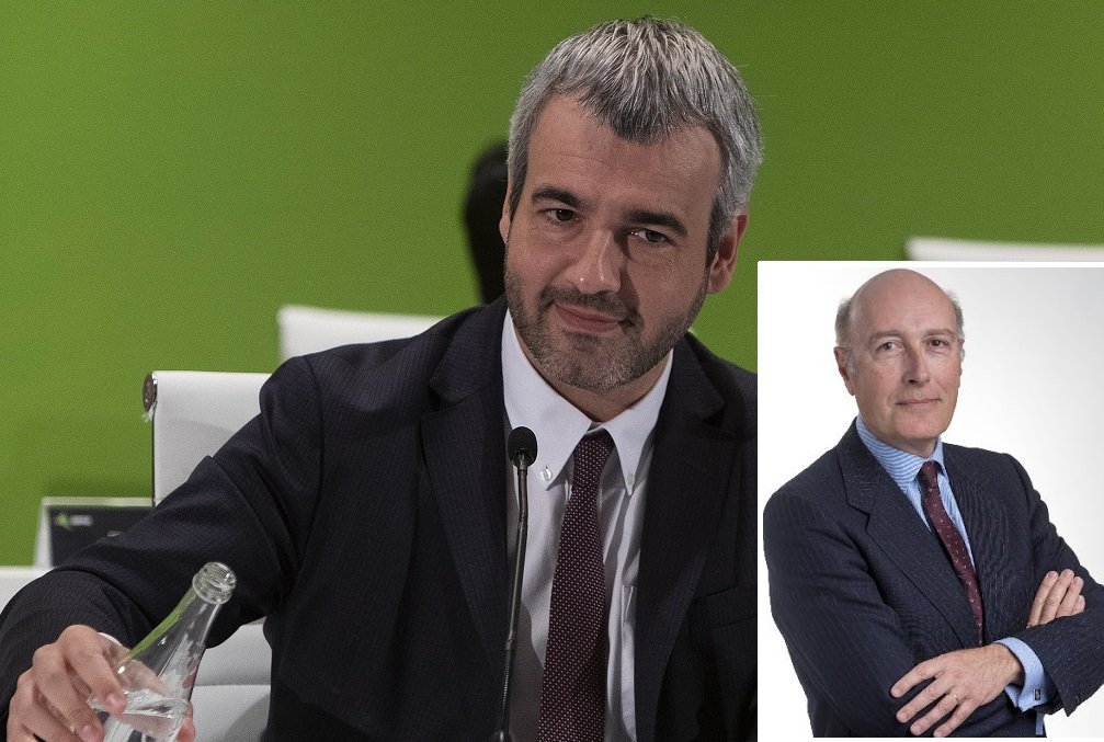 Maurici Lucena, presidente y CEO de AENA, y Javier Marín San Andrés, propuesto como consejero ejecutivo