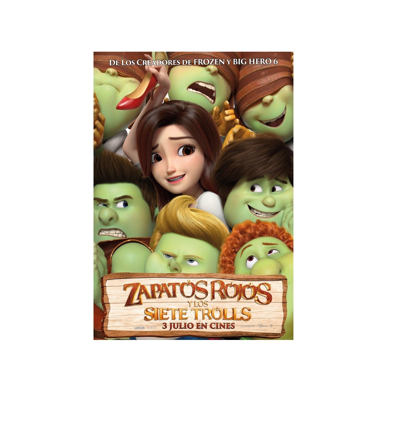 'Zapatos rojos y los siete trolls'