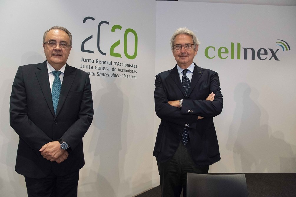 Tobías Martínez y Franco Bernabè, los respectivos CEO y presidente no ejecutivo de Cellnex