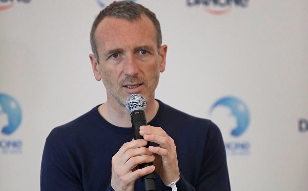Emmanuel Faber, CEO de Danone, debe afrontar cambios ante los desafíos de la pandemia del coronavirus Emmanuel Faber, CEO de Danone, debe afrontar cambios ante los desafíos de la pandemia del coronavirus