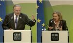 Durísimo discurso de Isidro Fainé ante Nadia Calviño: los políticos deben hacer reformas: “Eso exige la UE”