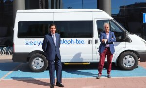 Donación furgoneta a Aleph Tea