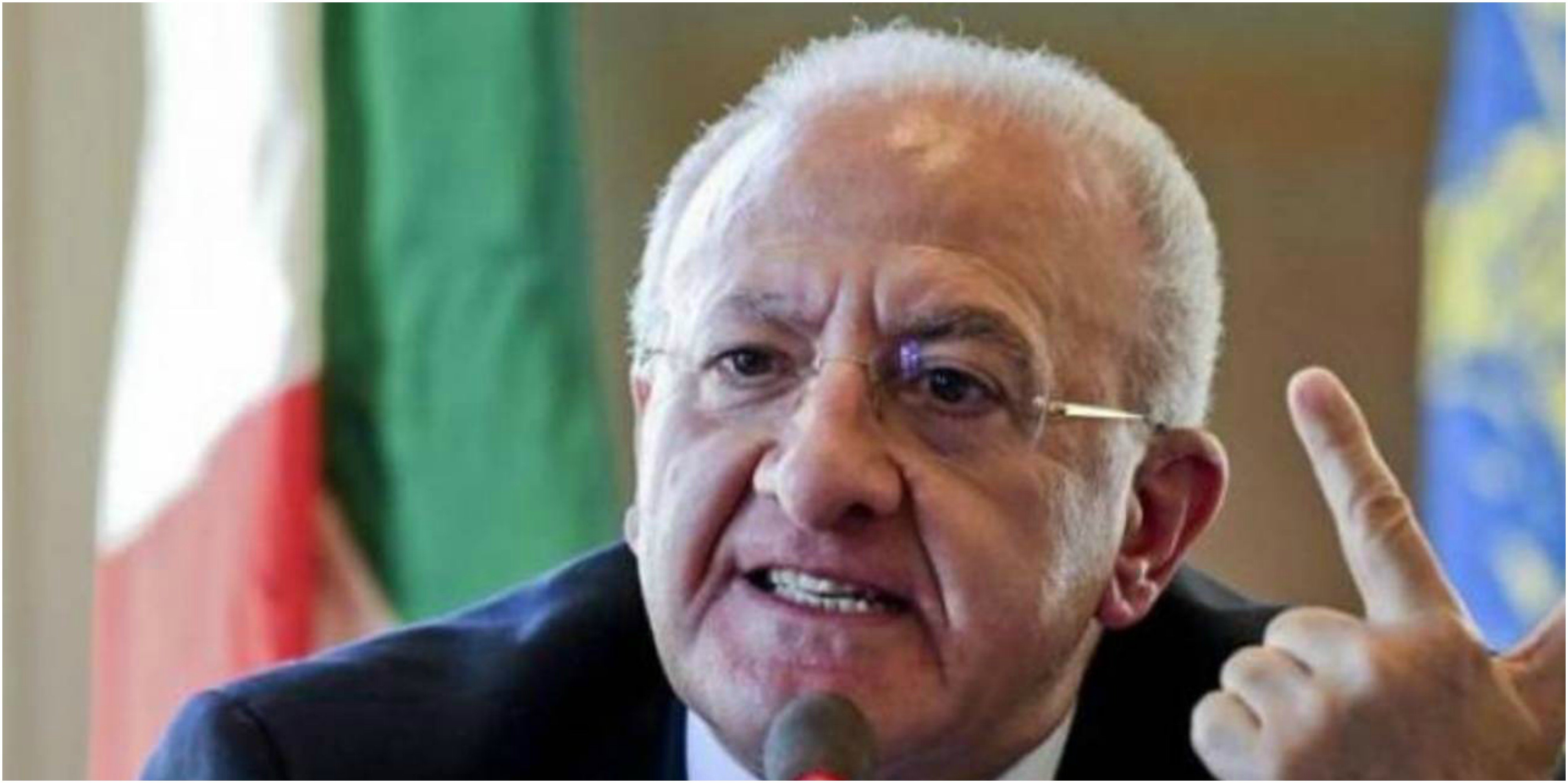 Vicenzo de Luca, gobernador de la región italiana de Campania Vicenzo de Luca, gobernador de la región italiana de Campania