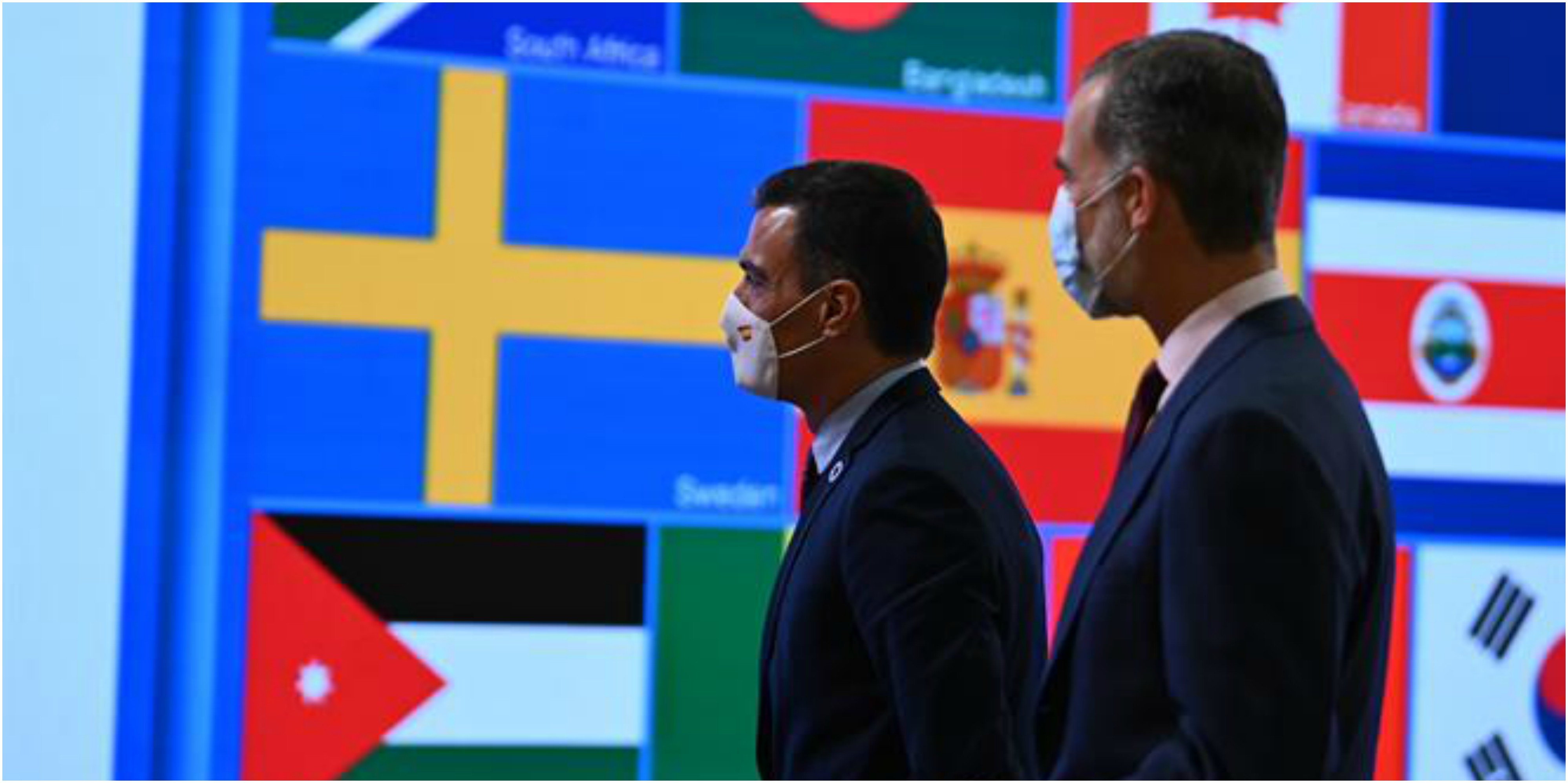 Pipe escuchaba atentamente a Pedro durante su discurso del 75 aniversario de la ONU Pipe escuchaba atentamente a Pedro durante su discurso del 75 aniversario de la ONU