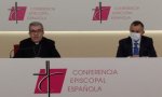 Monseñor Luis Argüello y Fernando Giménez Barriocanal en la rueda de prensa de este viernes