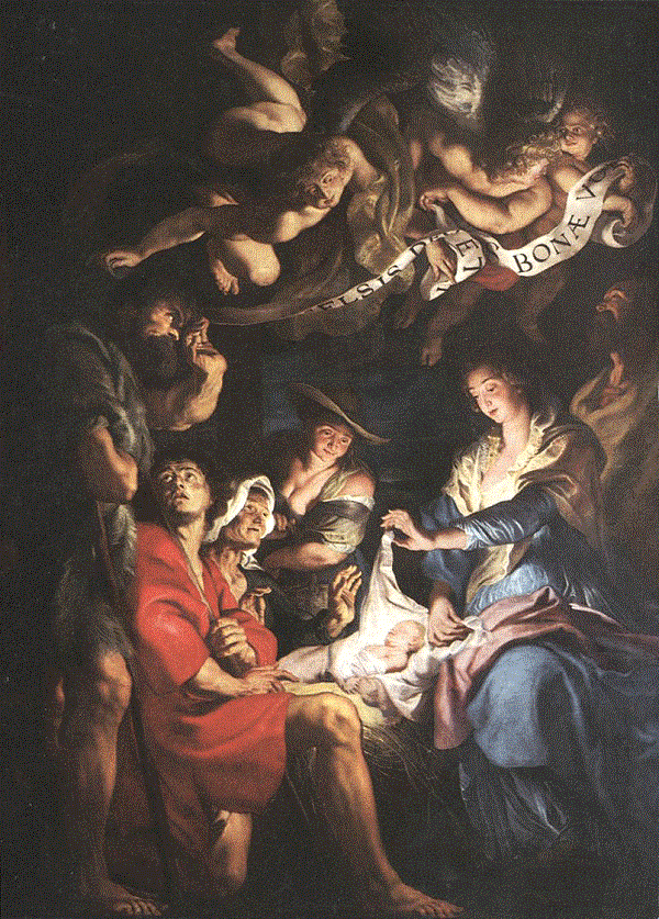 adoración pastores Rubens