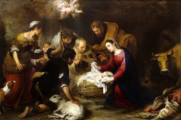 adoración de los pastores (Bartolomé Esteban Murillo)