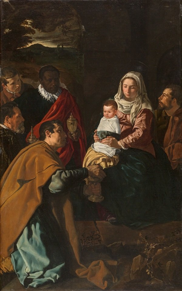 Adoración de los Reyes Magos Velázquez