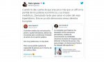 Aguado -con Telemadrid a sus pies- se queja de los "poderosos" que "controlan medios de comunicación" y Pablo Iglesias le responde