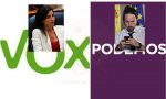 Rocío Monasterio y Pablo Iglesias, candidatos de Vox y Podemos a la Comunidad de Madrid