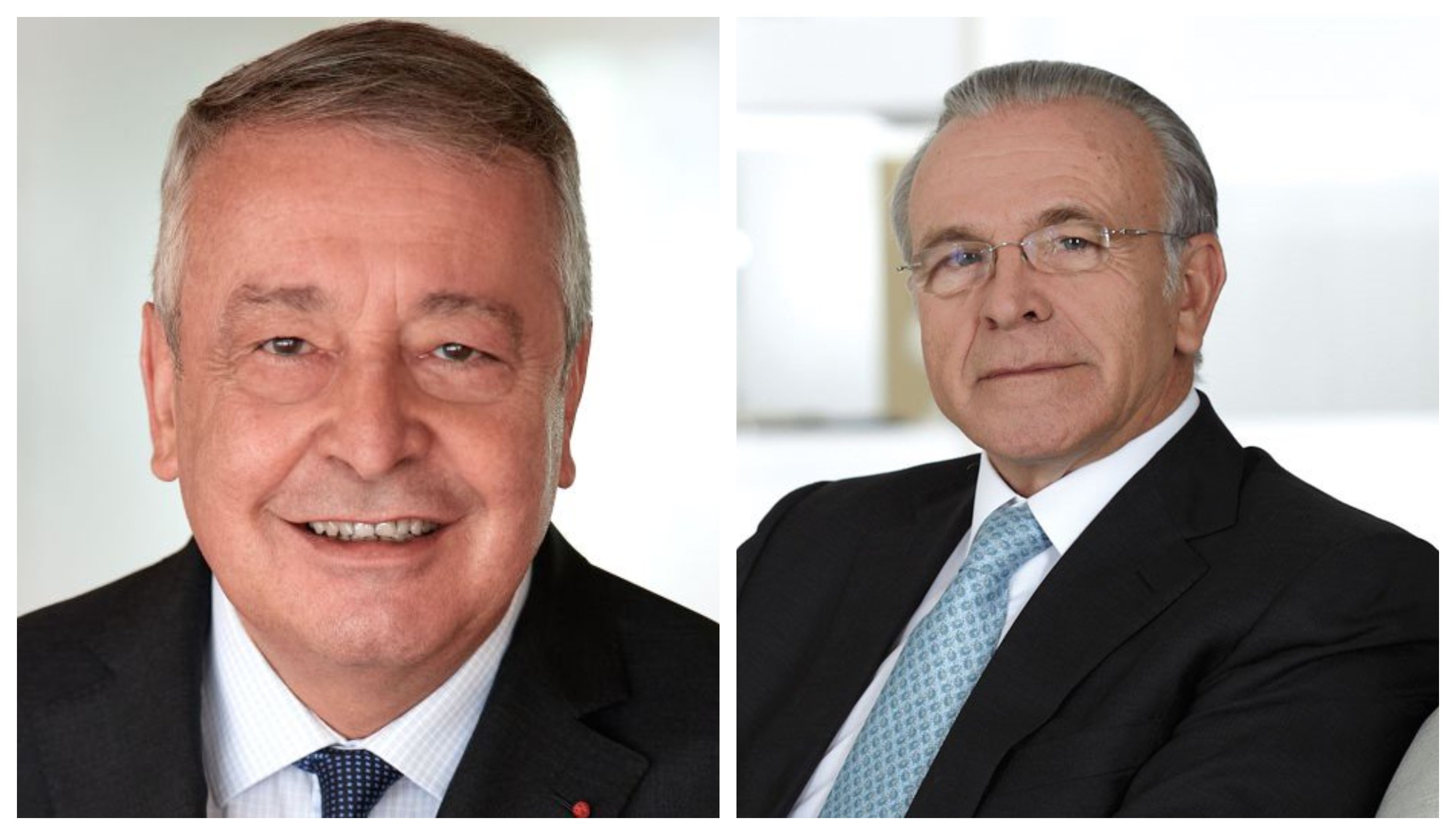 Antoine Frérot (Veolia) e Isidro Fainé (Suez) Antoine Frérot (Veolia) e Isidro Fainé (Suez)