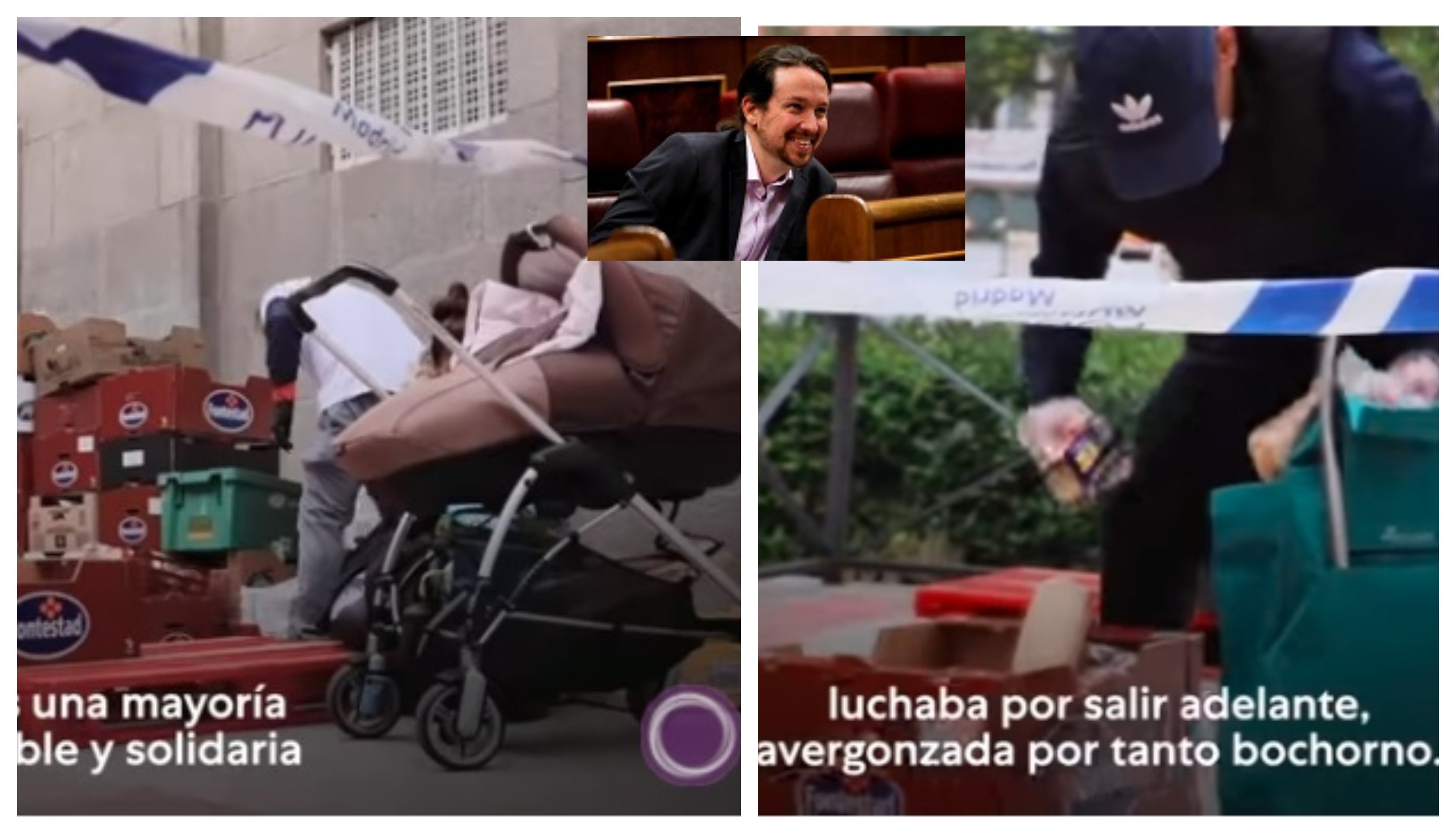 Pablo Iglesias utiliza en su vídeo electoral del 4-M imágenes del banco de bebés de Fundación Madrina... mientras sólo concede el IMV a 3 de cada 100 madres vulnerables que lo solicitan