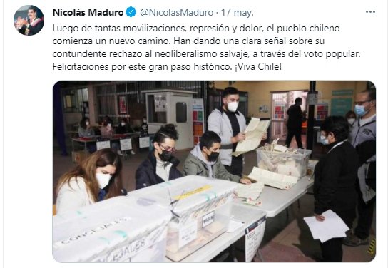 Maduro tuit