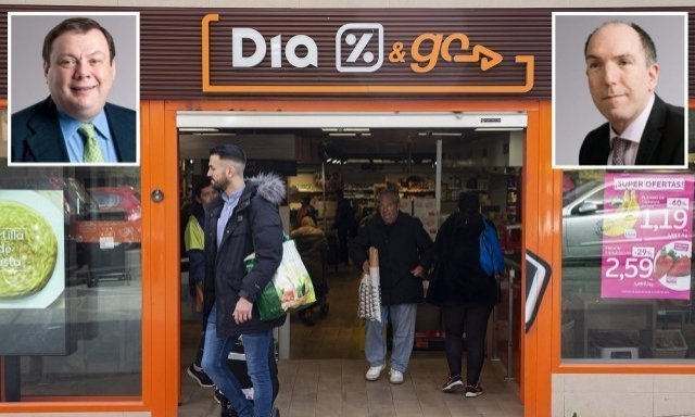 Mikhail Fridman y Stephan DuCharme, principal accionista y presidente ejecutivo de la cadena de supermercados DIA