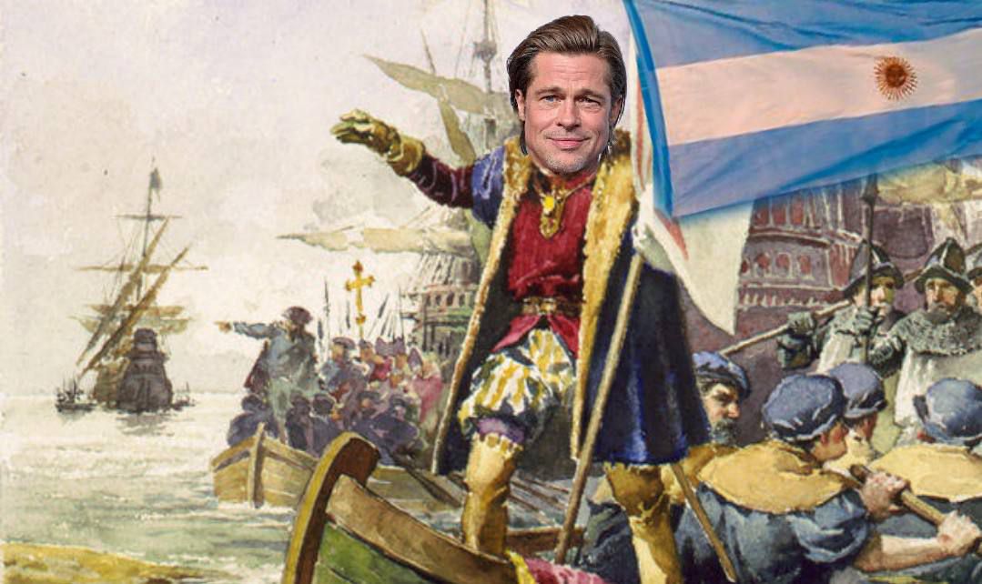 Brad Pitt desembarca en Argentina Brad Pitt desembarca en Argentina