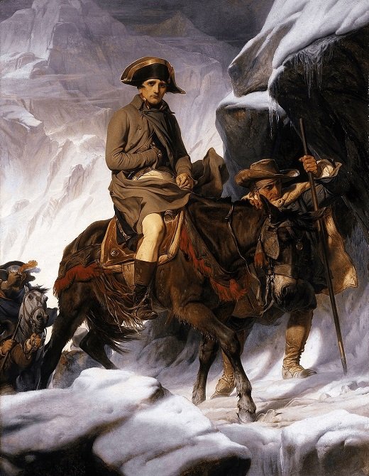 Paul Delaroche Napoleón cruzando los Alpes1   copia