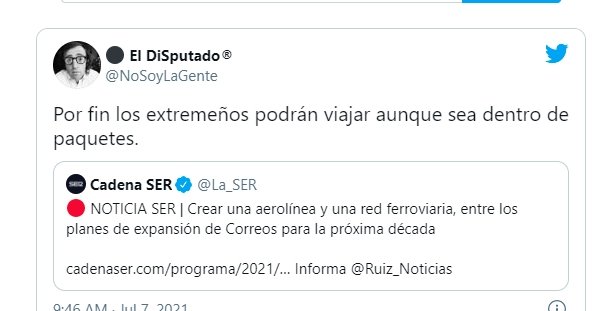 Extremeños paquetes