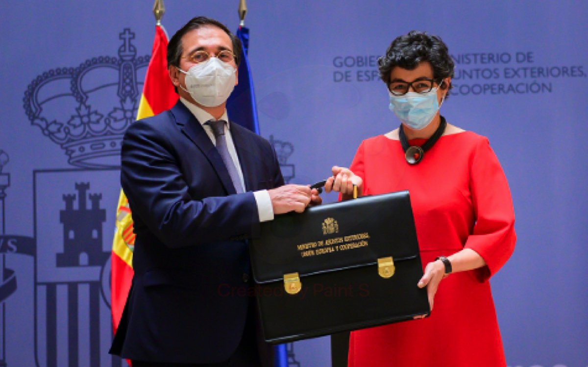José Manuel Albares recoge la cartera de Exteriores de manos de Arancha González Laya, amiga de Marruecos José Manuel Albares recoge la cartera de Exteriores de manos de Arancha González Laya, amiga de Marruecos