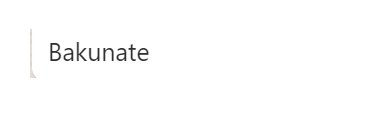 bakunate