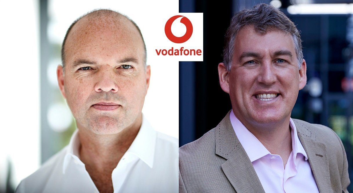 Nick Read, CEO de Vodafone a nivel global, y Colman Deegan, CEO de Vodafone España Nick Read, CEO de Vodafone a nivel global, y Colman Deegan, CEO de Vodafone España
