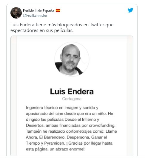 Luis Endera seguidores